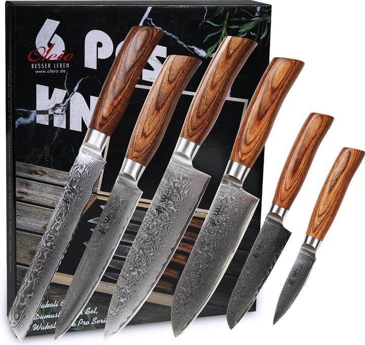 Immagine prodotto Wakoli Set di coltelli Edib Pro Damascus (20 cm)
