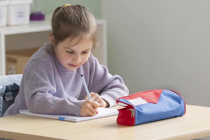 Actual product image Betzold Arithmetic pencil case with treeNside arithmetic frame