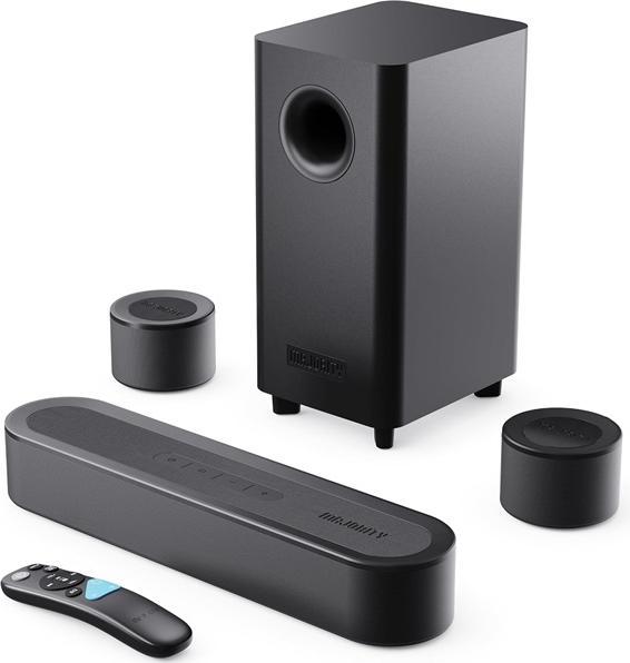 Majority Bowfell Halo schwarz / 5.1-Kanal-System / 300 W / HDMI / Bluetooth / USB / AUX (300 W, 5.1 channels)