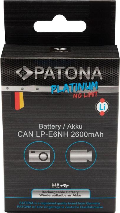Produktbild Patona Platinum LP-E6NH (Akku)