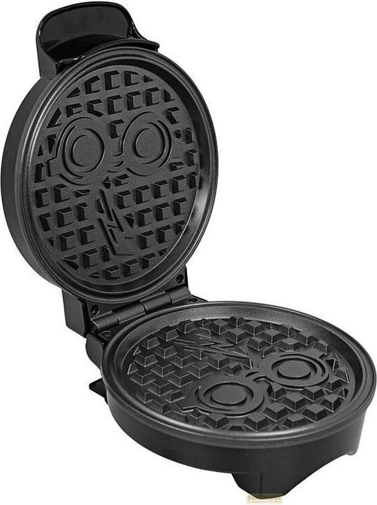 Actual product image Uncanny Brands Harry Potter glasses waffle iron