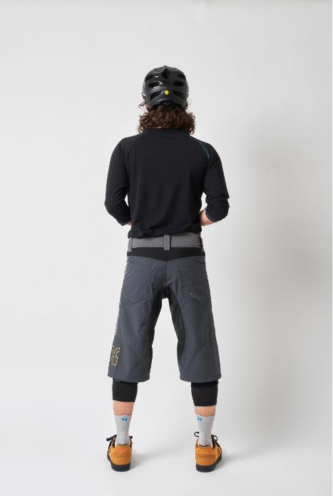 Produktbild dirtlej Trailscout Half & Half Shorts, grau/türkis, XL (XL)