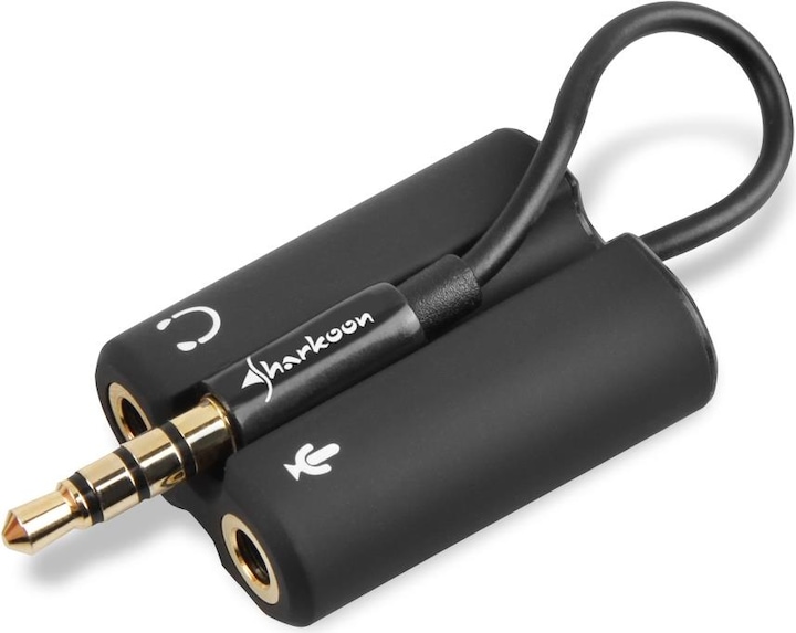 Actual product image Sharkoon PMP35 headset adapter (Jack adapter)