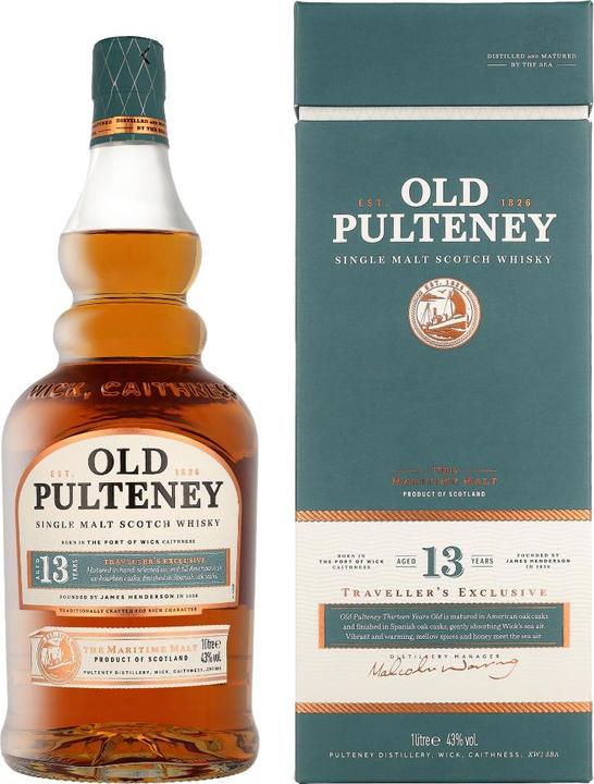 Actual product image Old Pulteney 13 Years + GB (Single Malt, 1 x 100 cl)