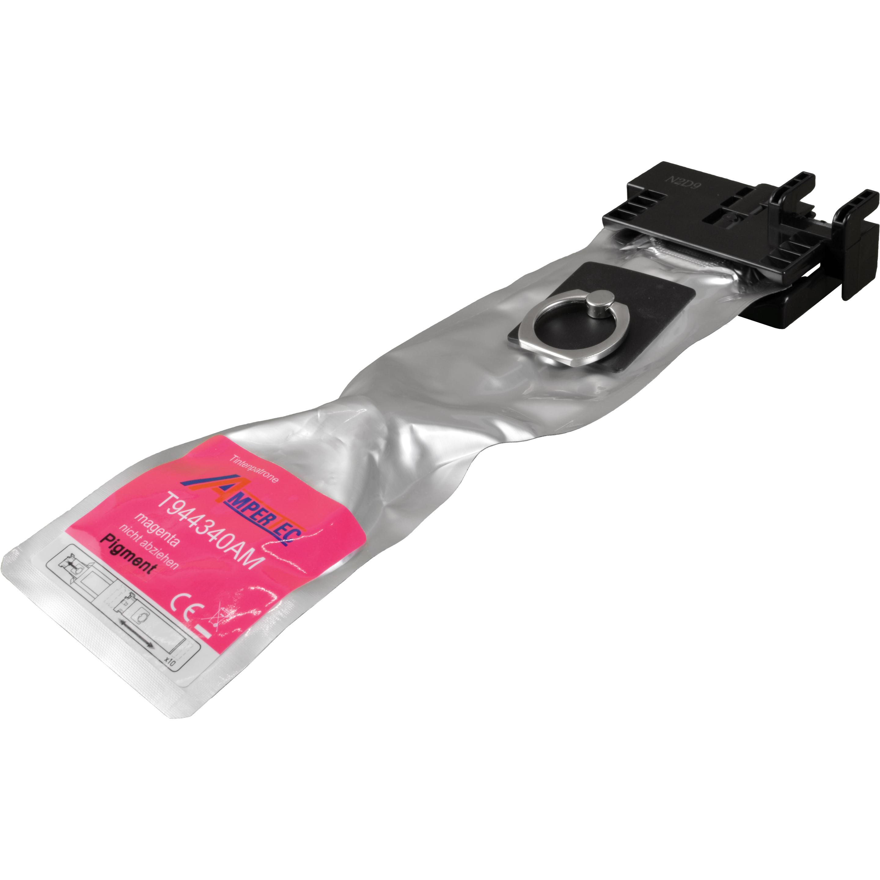 Ampertec, Druckerpatrone, Tinte ersetzt Epson C13T944340 T9443 magenta L (M)