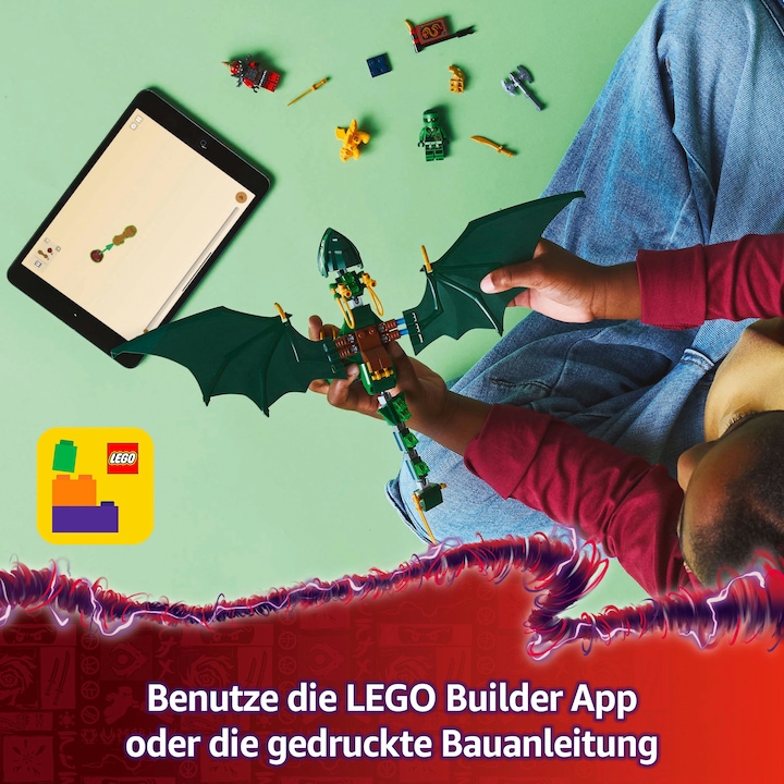 Produktbild LEGO Lloyds grüner Walddrache (71829, LEGO Ninjago)
