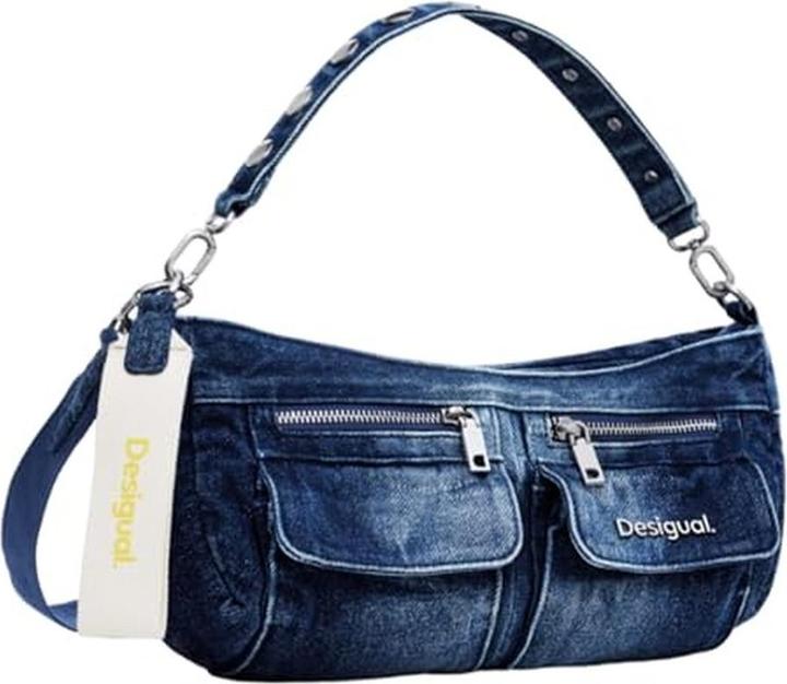 Actual product image Desigual Denim Shoulder Bag