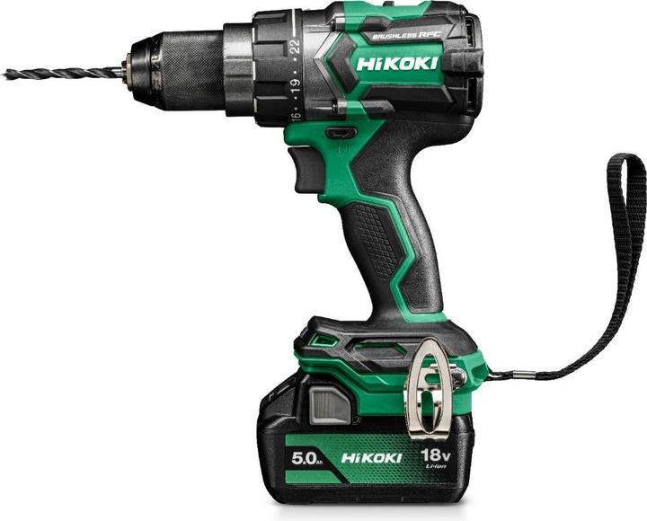 Image du produit Hikoki DS18DCWPZ Visseuse sans fil multivoltage 18V 5.0Ah Li-Ion dans un coffret HSC II (Fonctionnement sur batterie)