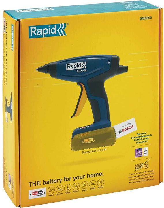 Actual product image Rapid Cordless glue gun BGX500 18V P4A