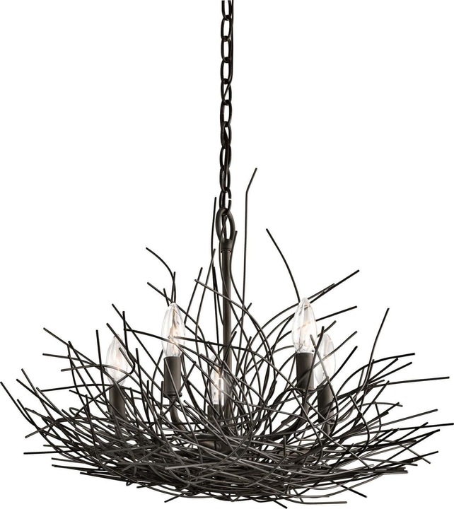 Produktbild Elstead Lighting Organique Kronleuchter E14 5-fach Ältere Bronze (61.40 cm)