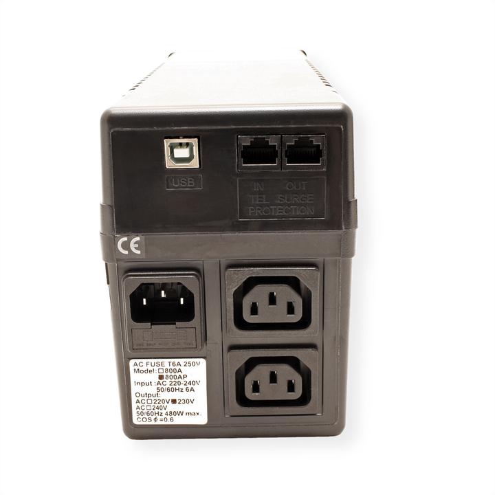 Immagine prodotto Value Ups 800 (800 VA, 480 W, Interattivo linea UPS)