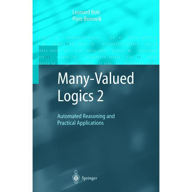 Many-Valued Logics 2, Fachbücher von Leonard Bolc, Piotr Borowik