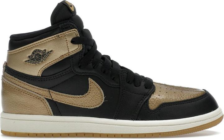 Image du produit Jordan 1 Retro High OG Black Metallic Gold (PS) (35)