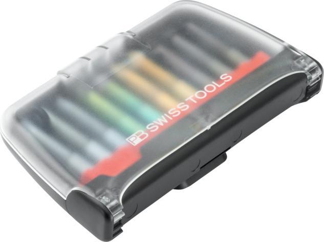 Actual product image PB Swiss Tools Precision BitCase (Cross Phillips PH, Cross Pozidriv PZ)