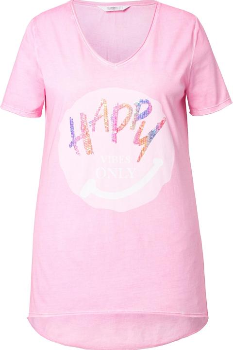 Immagine prodotto Angel of Style T-Shirt, A-Linie, Regenbogen-Pailletten-Smiley (42)