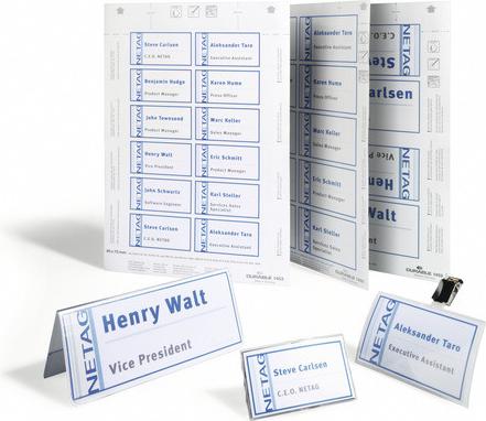 Actual product image Durable BADGEMAKER - Replacement labels