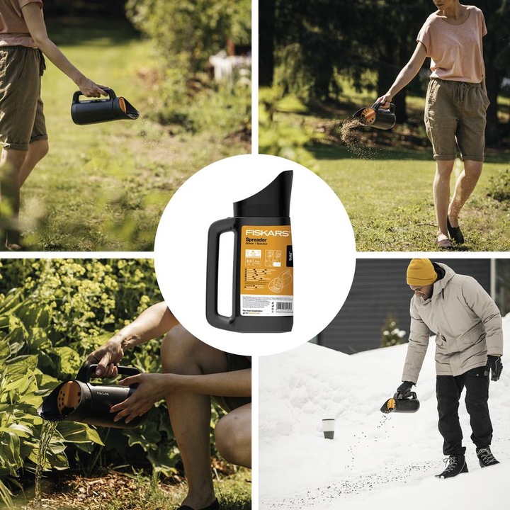 Actual product image Fiskars 1057076 Manual spreader