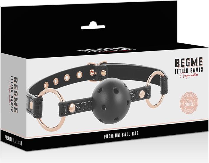 Produktbild Begme Black Edition Ball Gag Vegan Leather