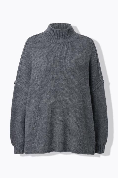 Produktbild Studio Untold Pullover, oversized, extra softer Strick, Stehkragen, Langarm, Premium (42, 44)