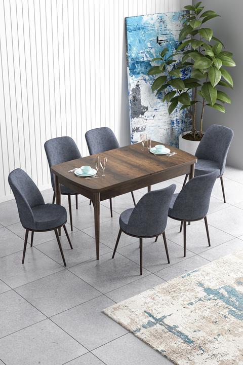 Actual product image Hanah Home Han Extendable Dining TableChairs Set (MDF)