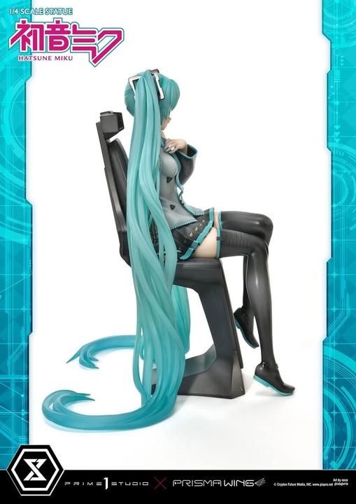 Actual product image Prime 1 Studio Hatsune Miku statuette PVC 1/4 Hatsune Miku Art by neco 34 cm