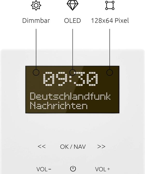 Immagine prodotto TechniSat DigitRadio Up 55 (DAB, FM, Bluetooth)