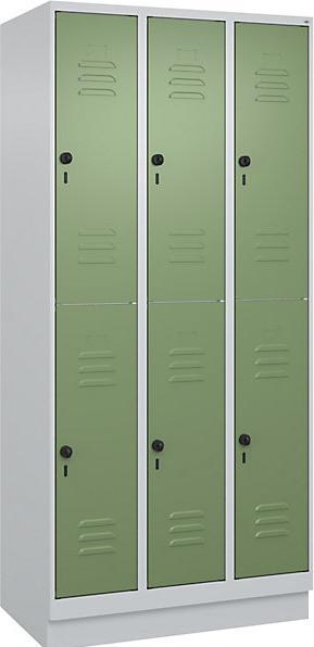 Actual product image C+P Double-decker locker Classic PLUS (90 cm, 195 cm)