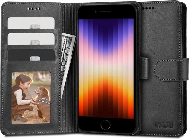 Actual product image Tech-Protect WALLET IPHONE 7 / 8 / SE 2020 / 2022 BLACK (Apple iPhone 7)