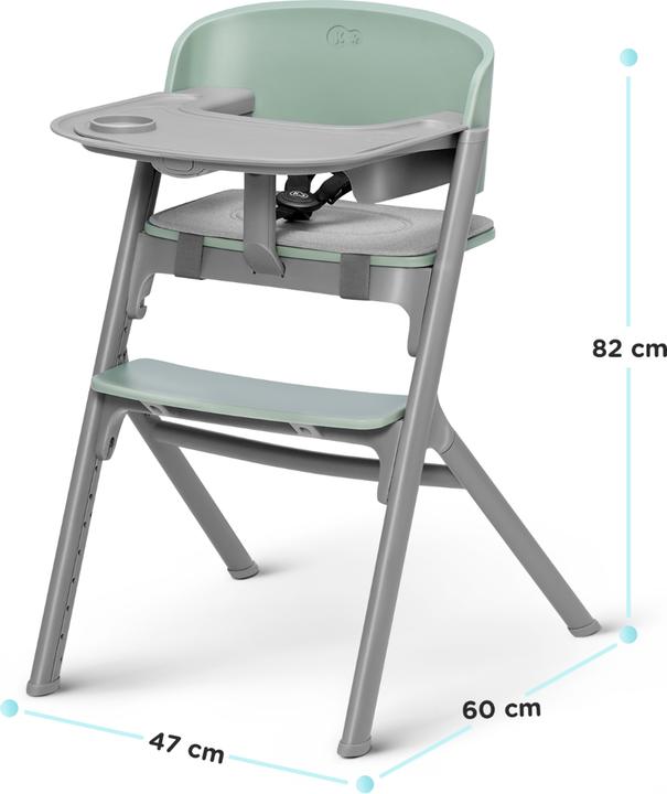 Actual product image KinderKraft High chair LIVY pink (Highchair)