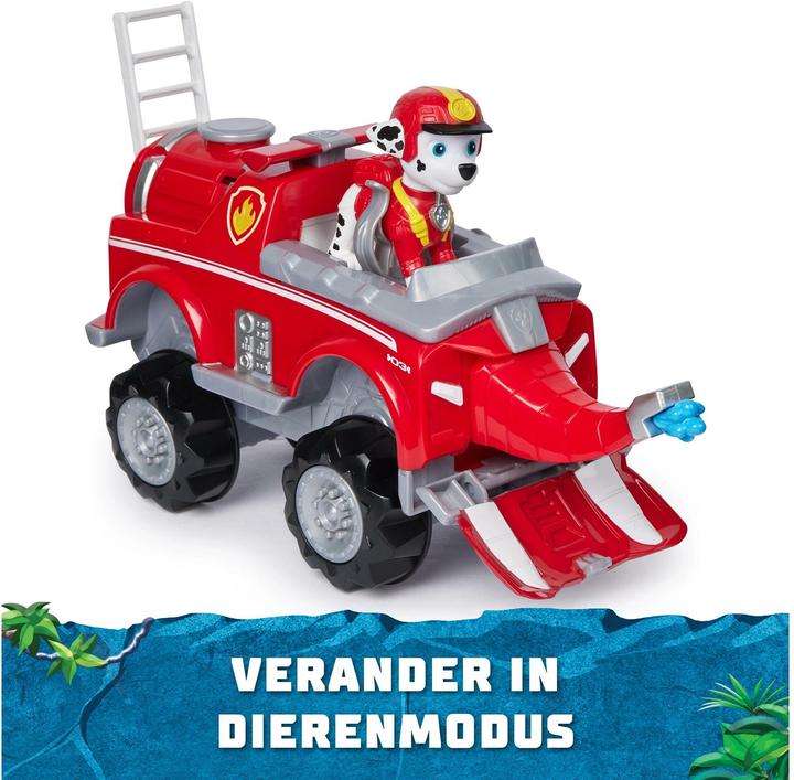 Actual product image Spin Master Paw Patrol Jungle Pups Deluxe Vehicle Marshall