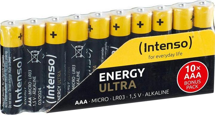 Intenso Energia Ultra (10 pz., AAA / LR03 / Micro / R03 / AM4 / MN2400 / KR03, 1250 mAh)