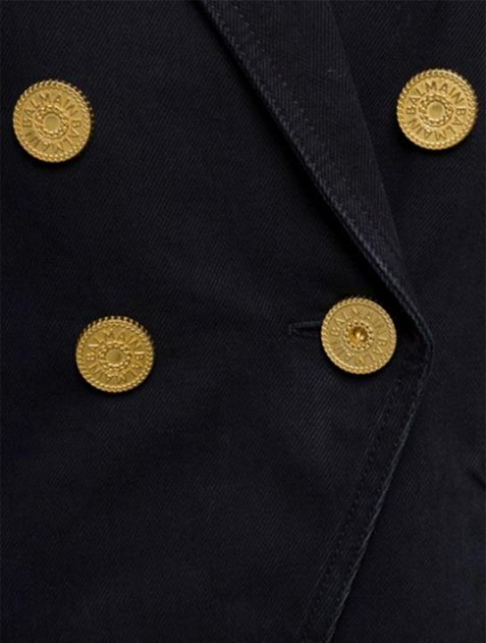 Actual product image Balmain Double-breasted denim blazer (36)