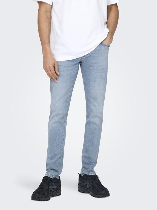 Produktbild Only & Sons Slim Fit Niedrige Taille Jeans Slim Fit Jeans (W32/L32)