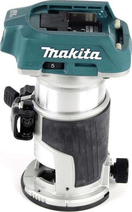 Actual product image Makita DRT 50 SF Battery multifunction router 18V Brushless + 2x Battery 3,0Ah + Charger +