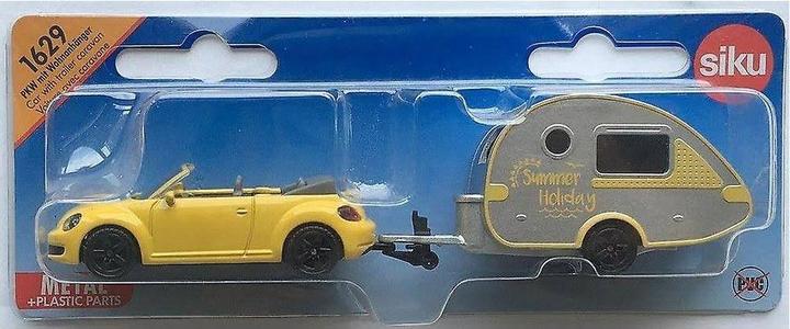 Produktbild Siku PKW mit Wohnanhänger