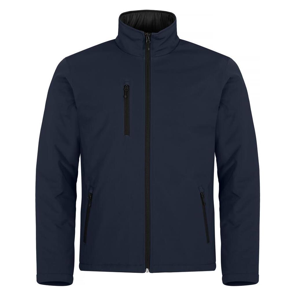 Clique, Herren, Outdoorjacken, Padded Softshell Jacket (L), Blau, L