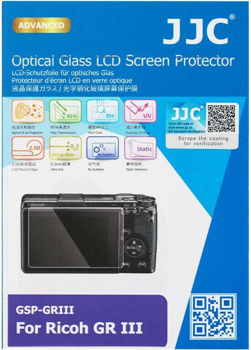 Produktbild JJC GSP GRIII Optical Glass Protector (Displayschutz, GR III)