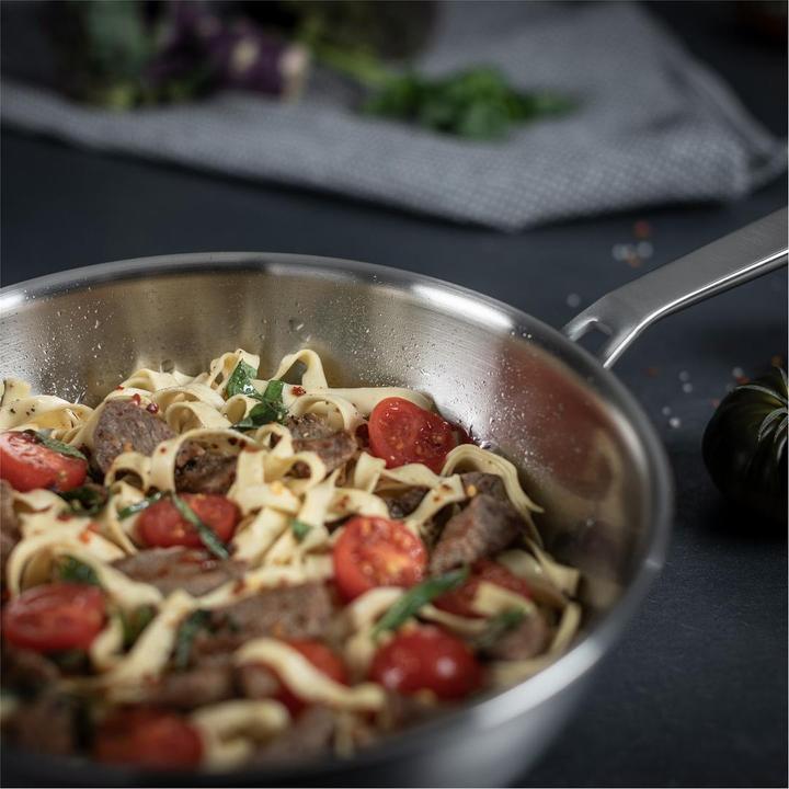 Image du produit Kuhn Rikon CULINARY FIVEPLY Sauteuse sans revêtement Ø 24 cm (24 cm, Poêle à frire, Aluminium)