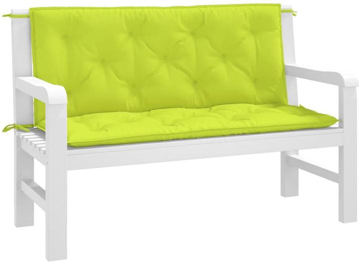 Immagine prodotto vidaXL Cuscini per panca da giardino 2 pezzi 120 x 50 x 7 cm Tessuto O x guado (120 x 50 x 7 cm)