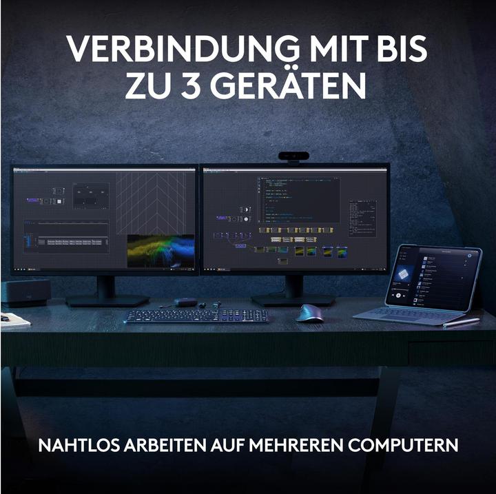 Produktbild Logitech MX Keys S (CH, Kabellos)