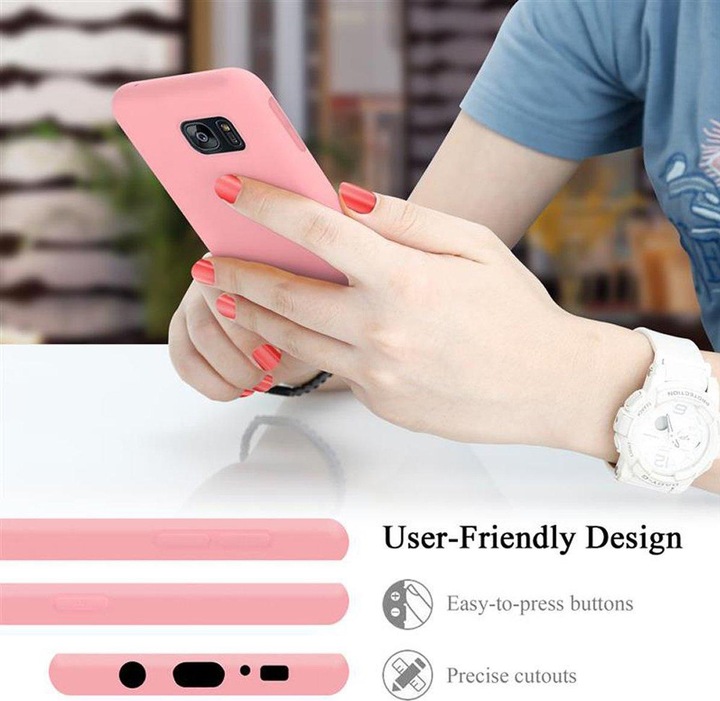 Produktbild Cadorabo TPU Liquid Silicone Case Cover (Samsung Galaxy S7 Edge)