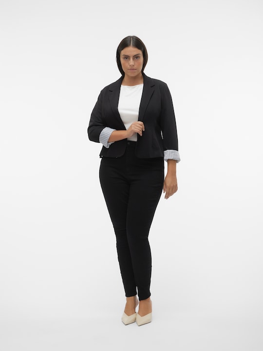Actual product image Vero Moda VMCHARUKI L/S SHORT SLIM BLAZER EXC CUR Blazer (44)