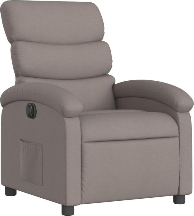 Produktbild vidaXL Relaxsessel Fernsehsessel Liegesessel Sessel Elektrisch Taupe Stoff