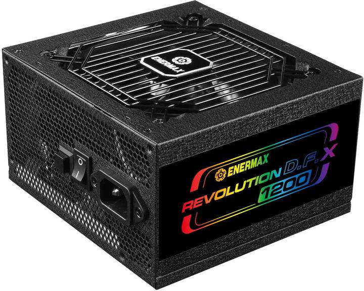 Immagine prodotto Enermax Revolution D.F. X ARGB ATX3.0 PCI-e 5.0 Alimentatore per PC da gioco 1200W 80Plus Gold Full Modular (1200 W)