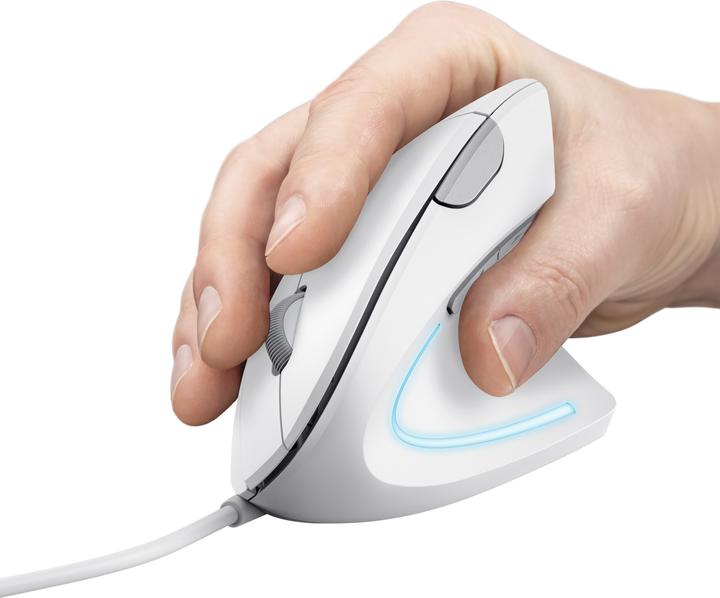 Actual product image Trust Verto Wired Ergo Mouse White (Cable)