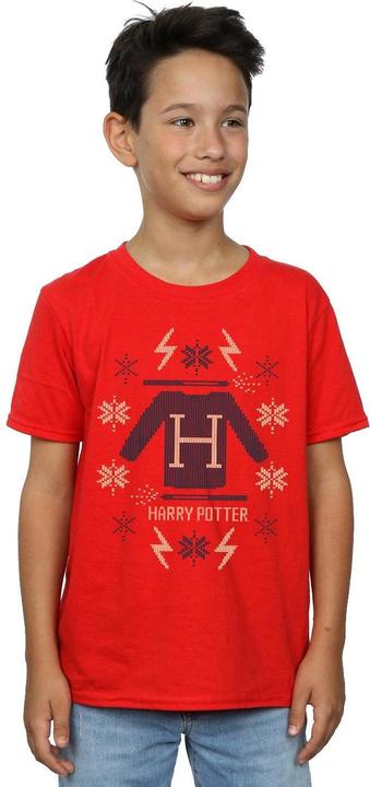 Actual product image Boys Christmas Knit T-Shirt (152, 158)