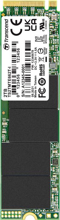 Produktbild Transcend MTE662T-I 2TB Interne M.2 PCIe NVMe SSD 2280 PCIe NVMe 3.0 x4 Retail TS2TMTE662T-I (2000 GB, M.2, M.2 2280)