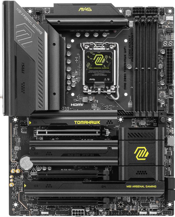 Actual product image MSI MAG Z890 TOMAHAWK WIFI (LGA 1851, Intel Z890, ATX)