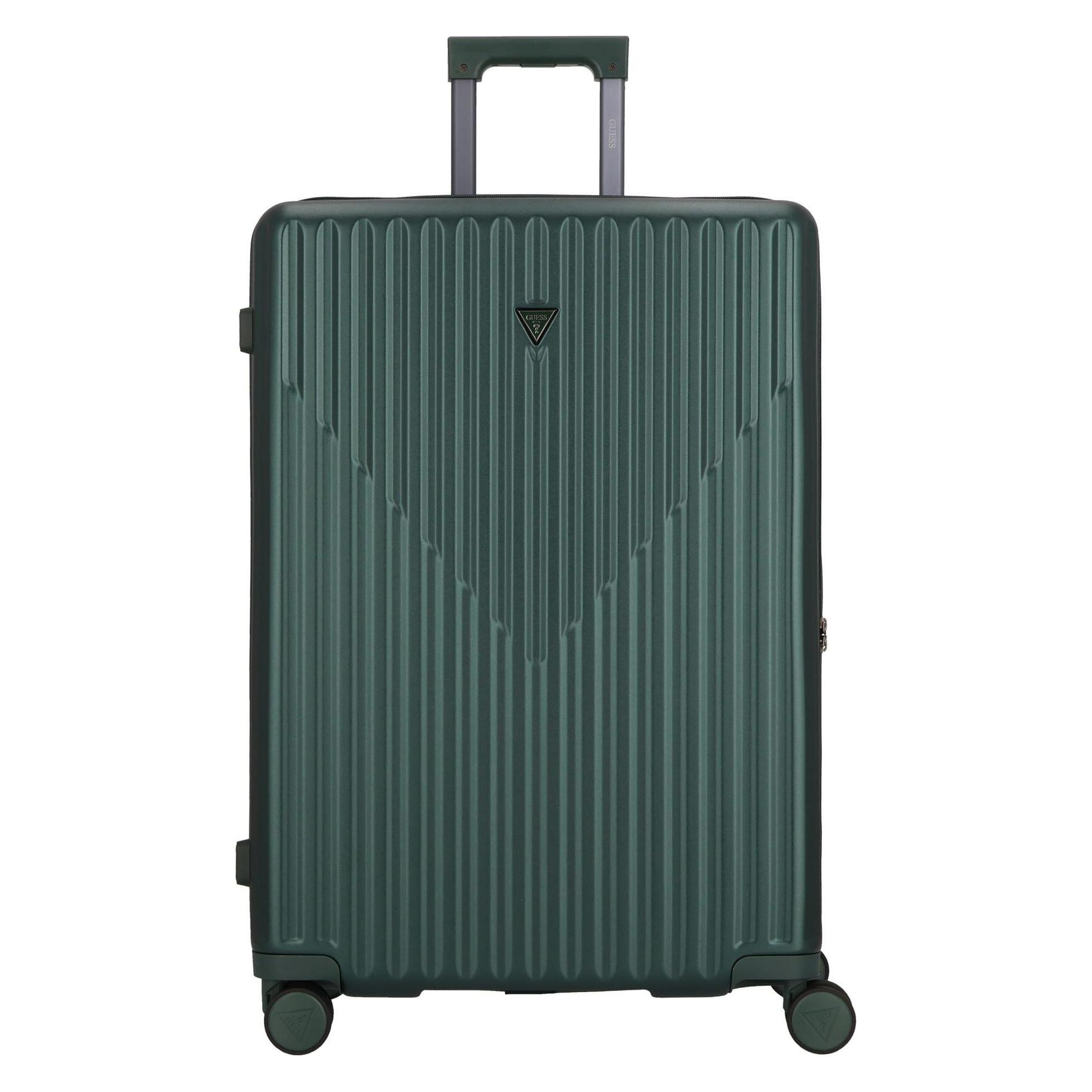 Guess, Koffer, Olbia 4 Rollen Trolley 74 Cm, Grün, (19 l)