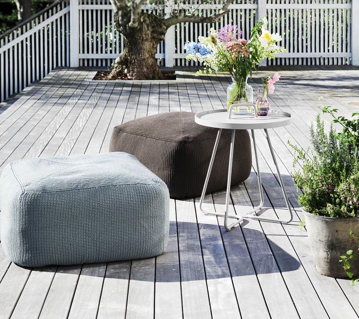 Actual product image Cane-line Divine stool and pouf